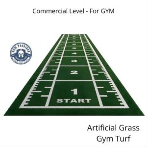 Artificial Grass Gym Floor untuk Gym Besar kuat untuk pemakaian ribuan member di Indra Michael Fitness