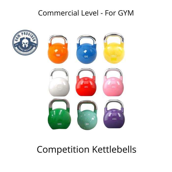 Competition Kettlebells Commercial untuk Gym esar dan kuat untuk pemakaian ribuan member - 4Kg - Putih di Indra Michael Fitness - Image 1