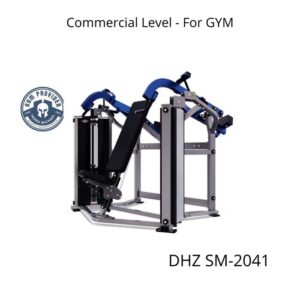 DHZ Shoulder Press SM-2041 untuk Gym besar kuat untuk pemakaian ribuan member di Indra Michael Fitness