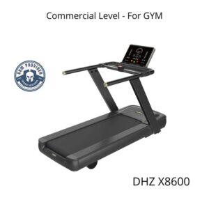 DHZ Treadmill Commercial X8600 tredmil untuk Gym besar kuat untuk pemakaian ribuan member di Indra Michael Fitness