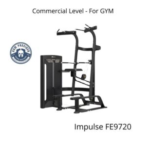 Impulse Weighted Assited Chin/Dip Commercial FE9720 untuk Gym besar dan kuat untuk pemakaian ribuan member di Indra Michael Fitness