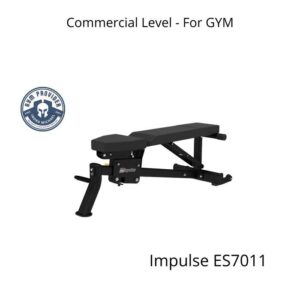 Impulse Fid Bench Commercial ES7011 untuk Gym besar dan kuat untuk pemakaian ribuan member di Indra Michael Fitness