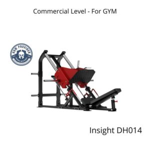 Insight Linear Leg Press Commercial DH014 untuk Gym besar kuat untuk pemakaian ribuan member di Indra Michael Fitness