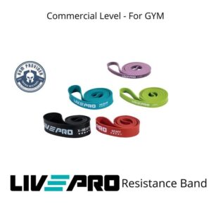 Livepro Resistance Bands Commercial LP8410untuk Gym besar dan kuat untuk pemakaian ribuan member - Ungu - X Light di Indra Michael Fitness