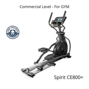 Spirit Elliptical Trainer Commercial CE800+ stepper untuk Gym besar kuat untuk pemakaian ribuan member di Indra Michael Fitness